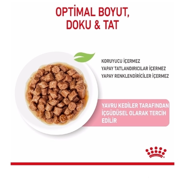 Royal Canin Kitten Gravy Soslu Yavru Kedi Pouch Yaş Maması 12x85gr