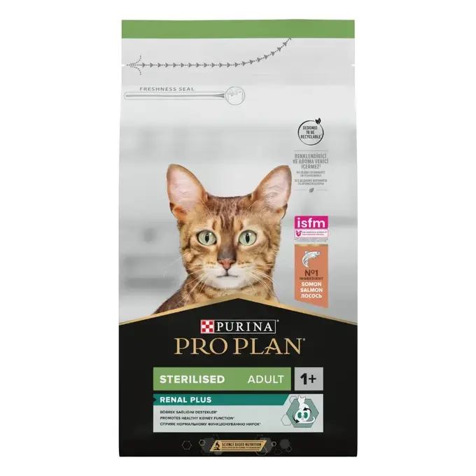 PRO PLAN® Sterilised® Kısırlaştırılmış Yetişkin Kediler için Somonlu Kuru Mama 3kg