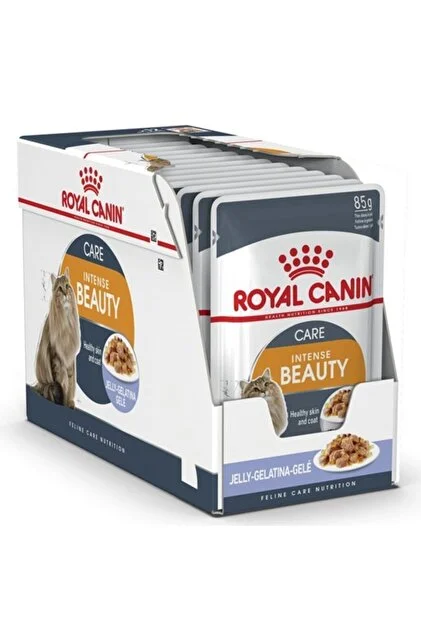 Royal Canin Hair & Skin Jelly Jöleli Yetişkin Kedi Pouch Yaş Maması 12x85gr