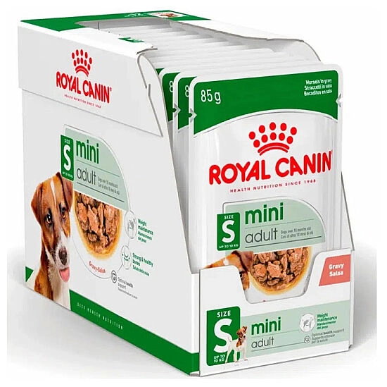 Royal Canin Mini Adult Gravy Soslu Küçük Irk Yetişkin Köpek pouch Yaş Maması 12x85gr