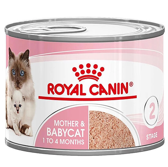 Royal Canin Mother & Babycat Ultra Soft Mousse Anne ve Yavru Kedi Yaş Maması Ezme 12x85gr